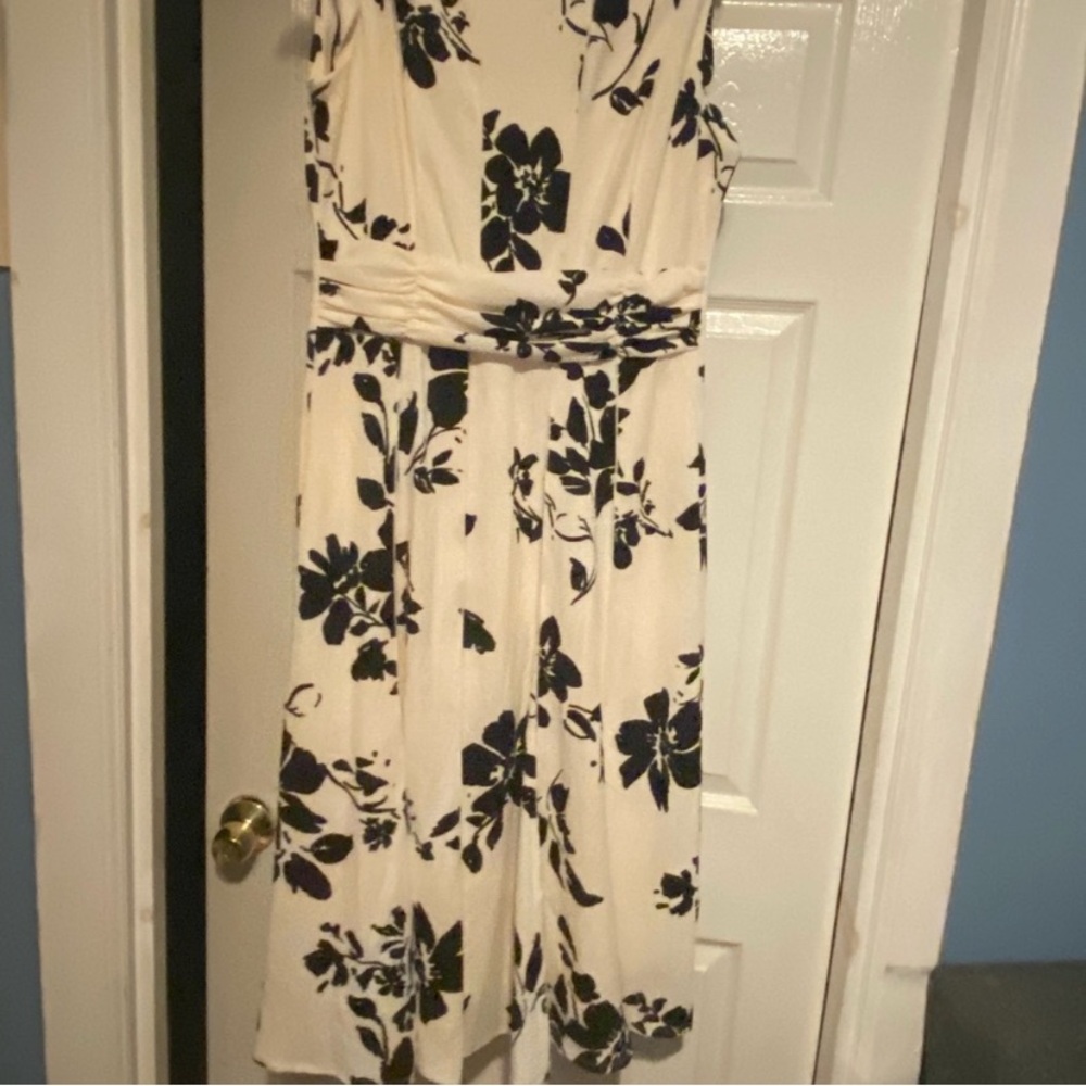 Perceptions Monochrome Floral Dress